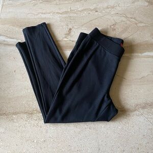 Black Leggings Maze capris 1X